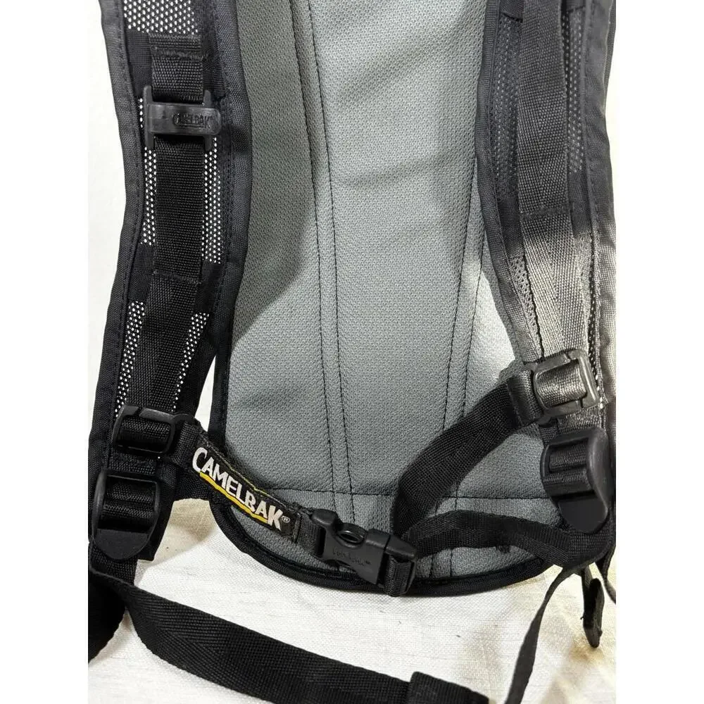 CamelBak Classic Hydration Backpack Black/Gray 15”x9” Hiking Biking